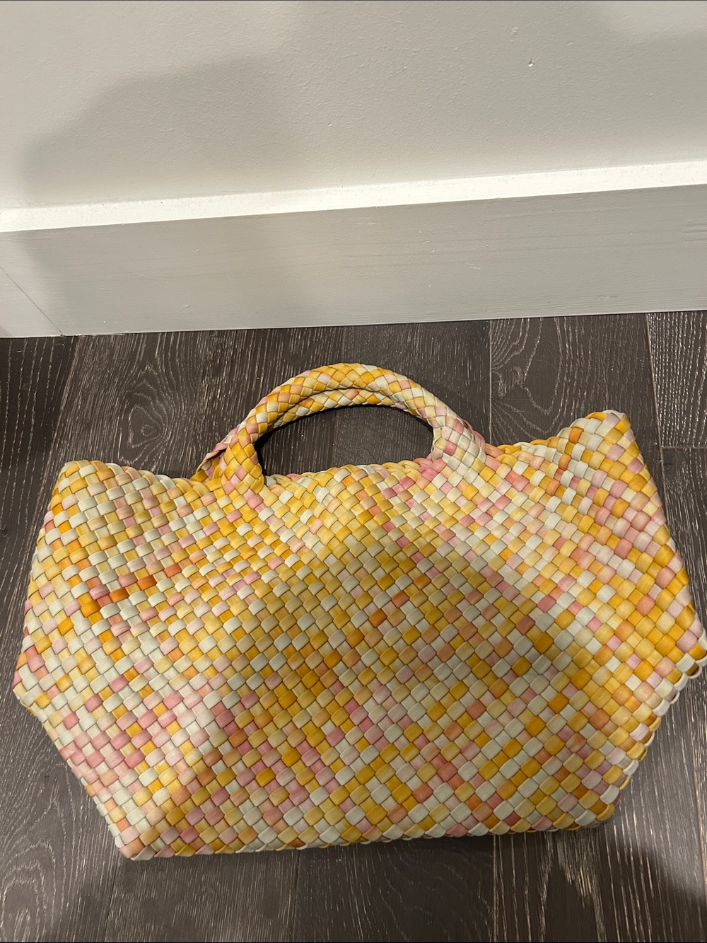 NAGHEDI St. Barths Medium Tote in Saffron